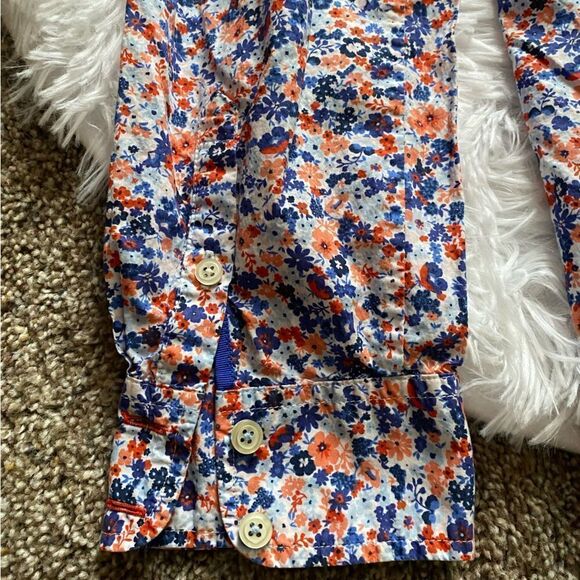 Talbots Floral Button Down Top Womens Size 1X - Picture 4 of 9
